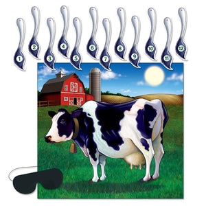 Beistle Pin The Tail On The Cow Party Game