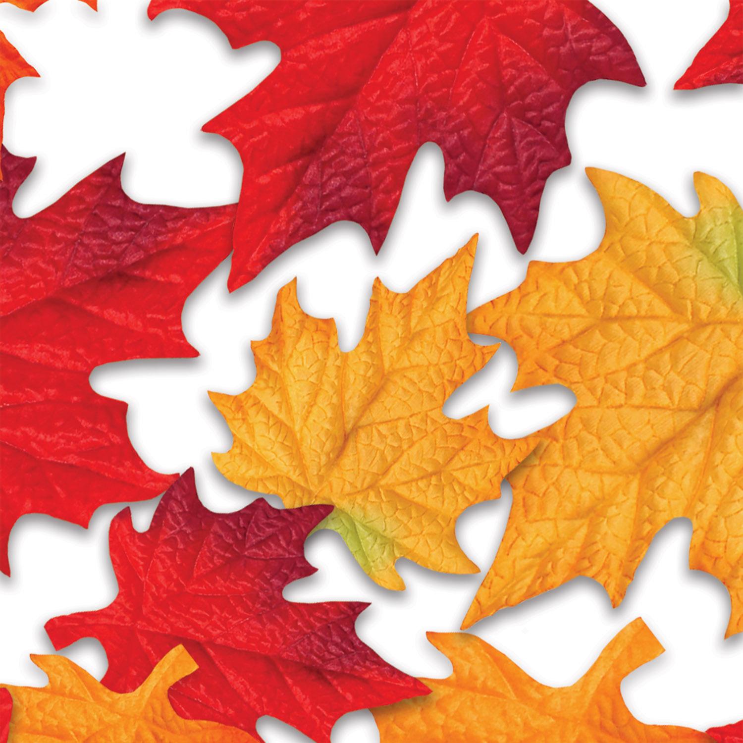 Beistle Thanksgiving Deluxe Fabric Autumn Leaves (48/Pkg)