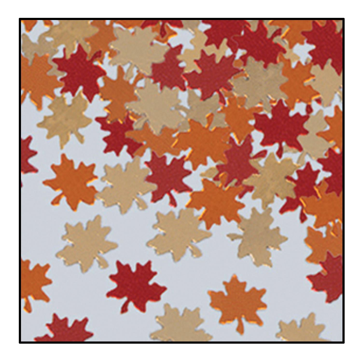 Thanksgiving Confetti Autumn Leaves copper - gold - red (1 Oz/Pkg)