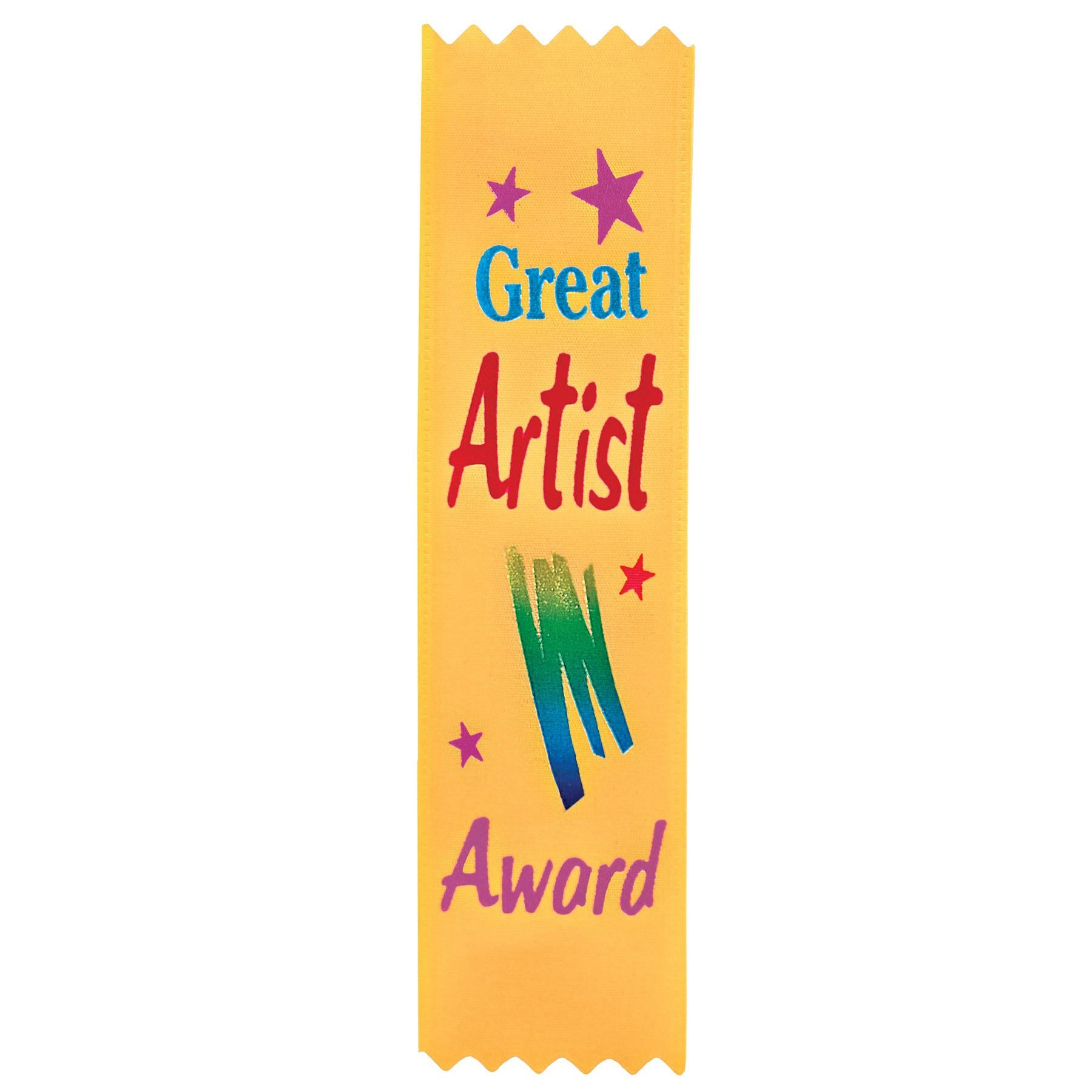 Beistle Great Artist Award Value Pack Ribbons (10/Pkg)
