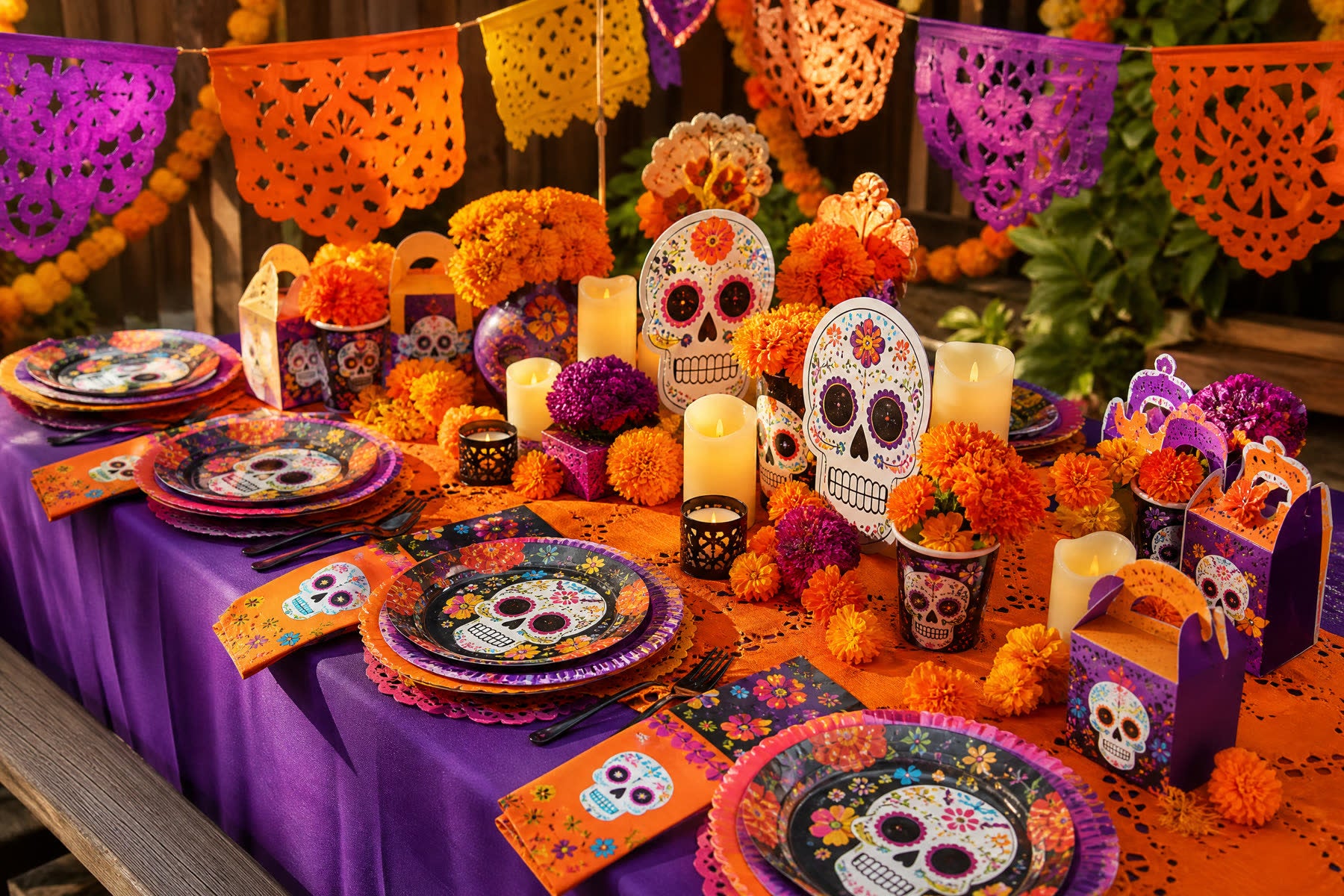 Day of the Dead Table and Party Tableware Guide