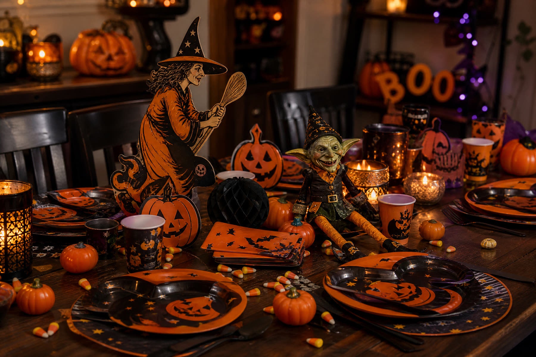 Step-by-Step Halloween Home Decorating Guide Using Party Supplies