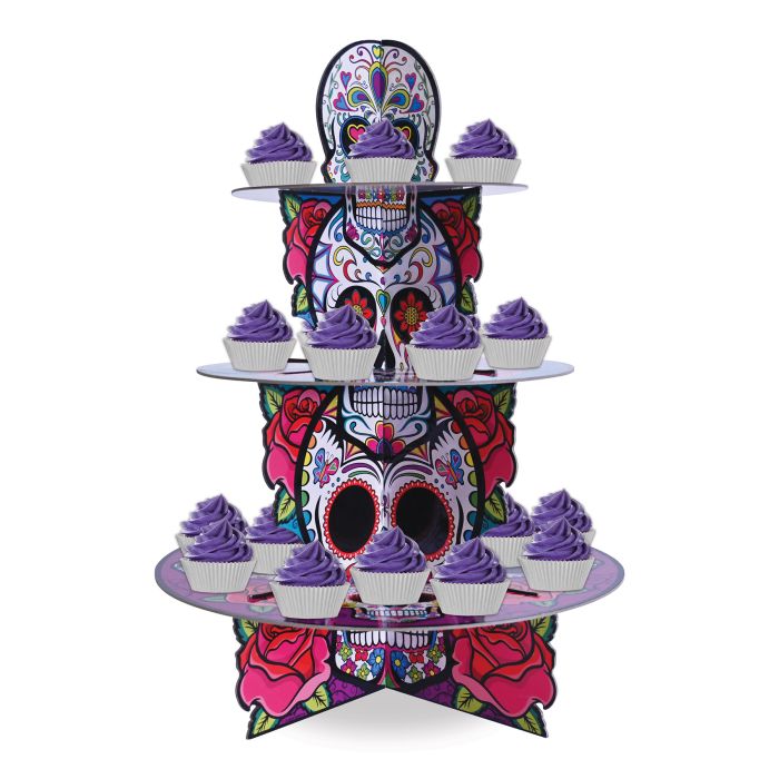 Day Of The Dead Cupcake Stand