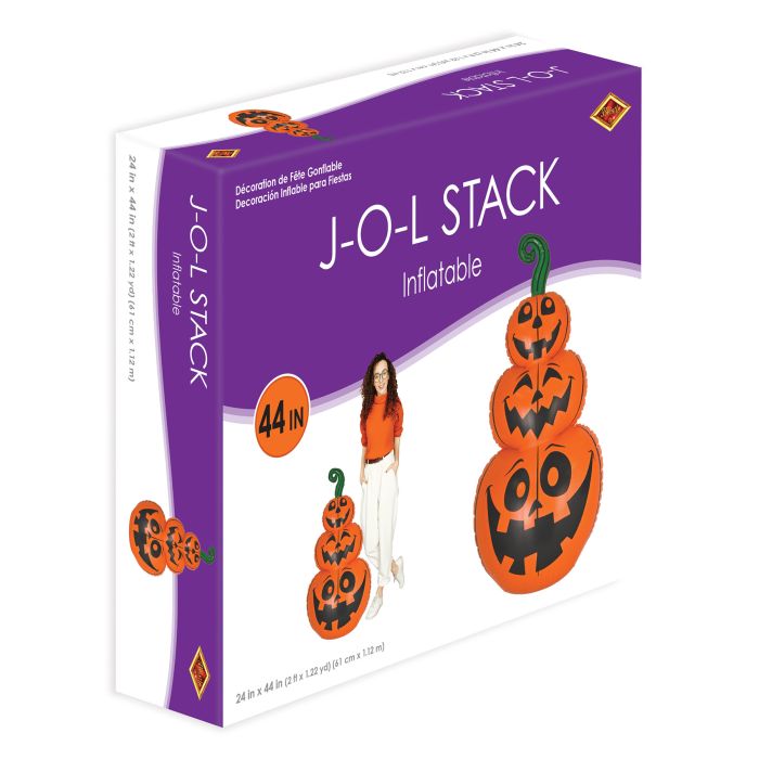 Jack O Stack Inflatable J-O-L Stack 3'8