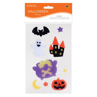 Spooky Halloween Gel Clings - 9 Count Sheet for Window Decor