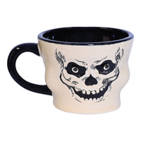 Vintage Halloween Ceramic Skull Mug, 12 Ozs, Novelty Items, Halloween-Vintage, Halloween