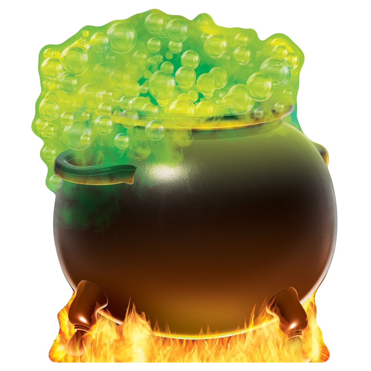 Witch's Cauldron Stand-Up, 3' 8.75" x 3' 1.5", Novelty Items, Halloween, New Press Line Items