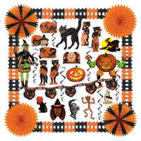 Vintage Halloween 33 Piece Decorating Kit, Decorating Kits, Halloween-Vintage, Halloween