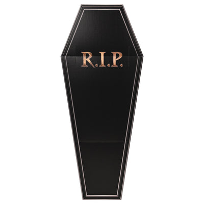3-D Coffin Prop, 4' 8" x 23", Novelty Items, Halloween, New Press Line Items