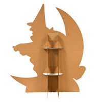 Vintage Halloween Witch & Moon Stand-Up Decoration
