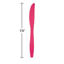 288ct Bulk Hot Magenta Plastic Knives