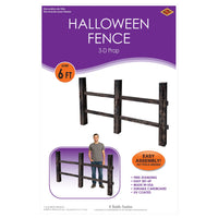 Spooky 3D Halloween Fence Prop - 3'8
