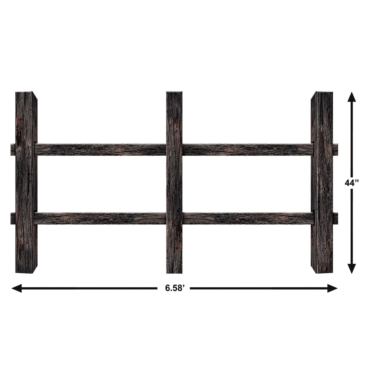 Spooky 3D Halloween Fence Prop - 3'8" x 6'7"