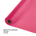 100 ft by 40 inch Hot Magenta Banquet Table Roll