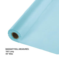 100 ft by 40 inch Pastel Blue Banquet Table Roll