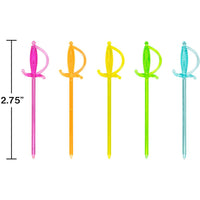 432ct Bulk Multicolored Sword Picks