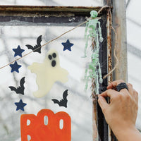 Spooky Ghost Gel Clings - Halloween Window Decorations
