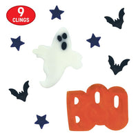 Spooky Ghost Gel Clings - Halloween Window Decorations