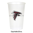 96ct Bulk Atlanta Falcons 20 oz Plastic Cups