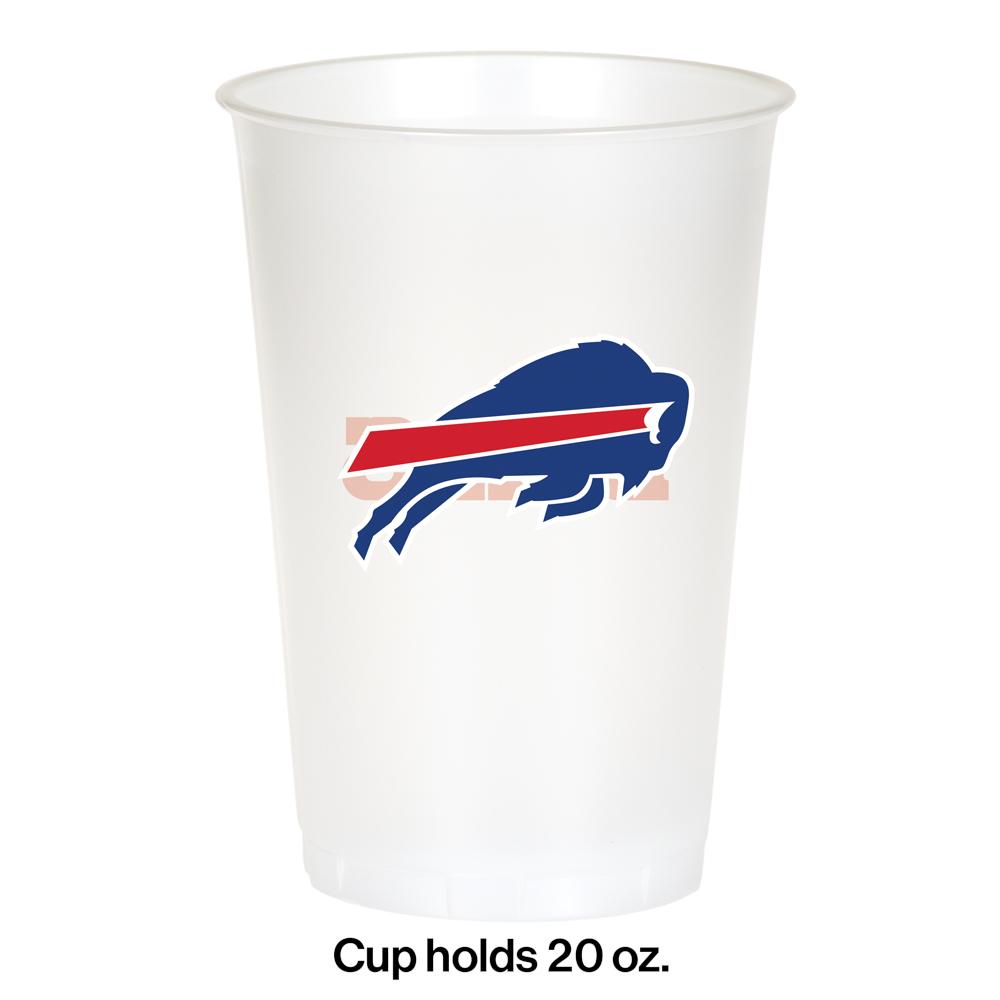 96/Case Bulk Buffalo Bills 20 oz Plastic Cups