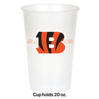 96/Case Bulk Cincinnati Bengals 20 oz Plastic Cups