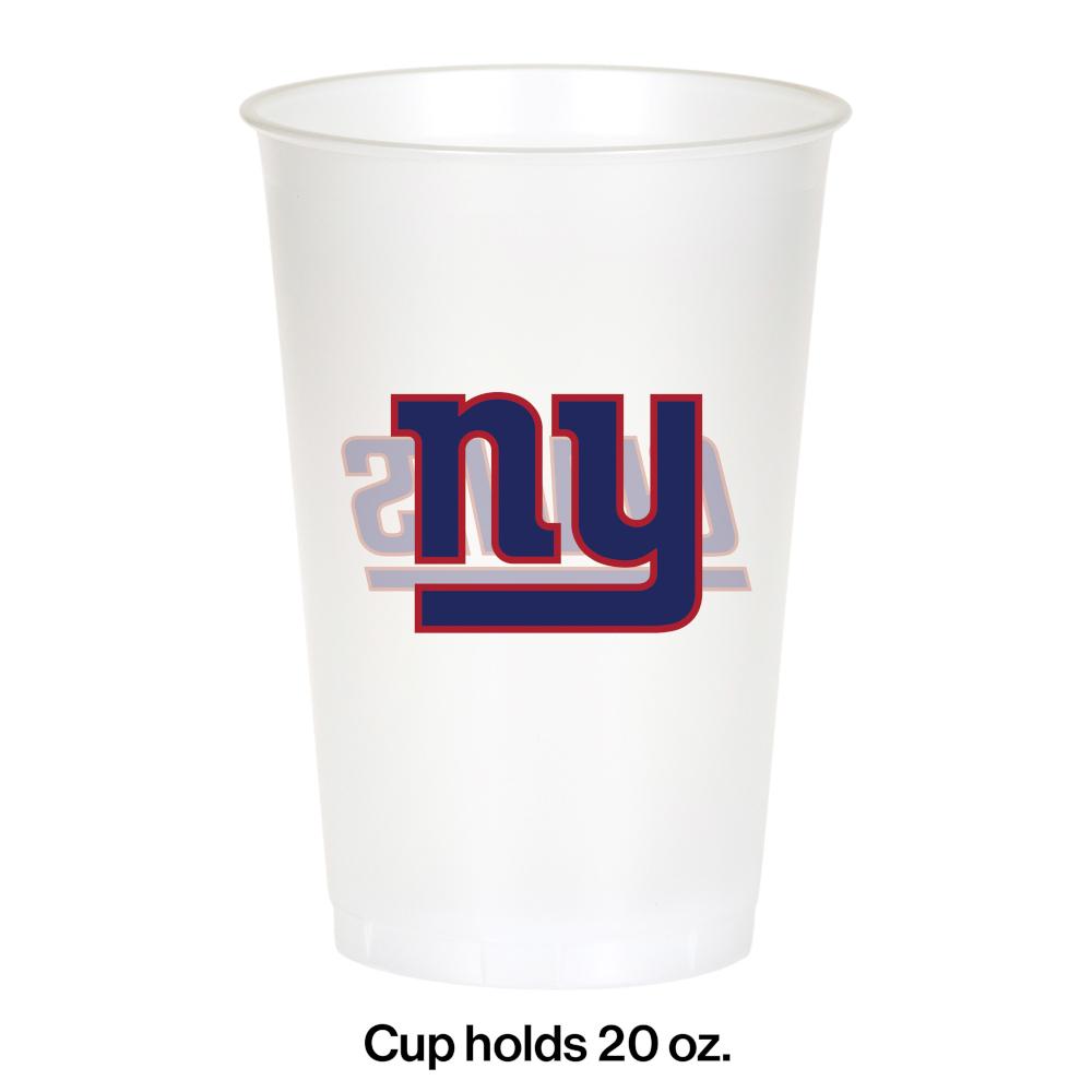 96ct Bulk New York Giants 20 oz Plastic Cups