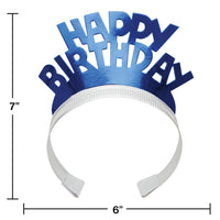 48ct Bulk Foil Birthday Tiaras
