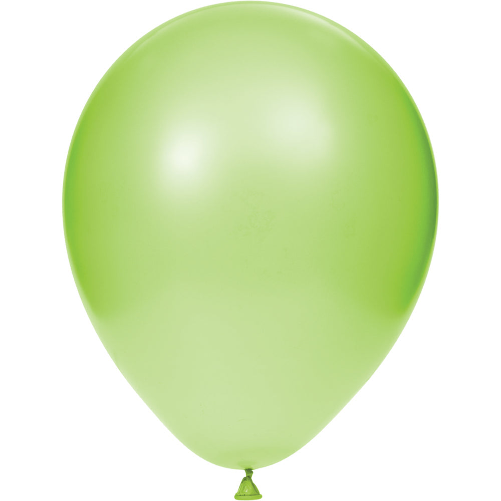 180/Case Latex Balloons 12" Fresh Lime - Any Occasion Decor - General Party Decorations and Accessories by Creative Converting