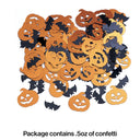 12ct Bulk Bats and Pumpkin Confetti