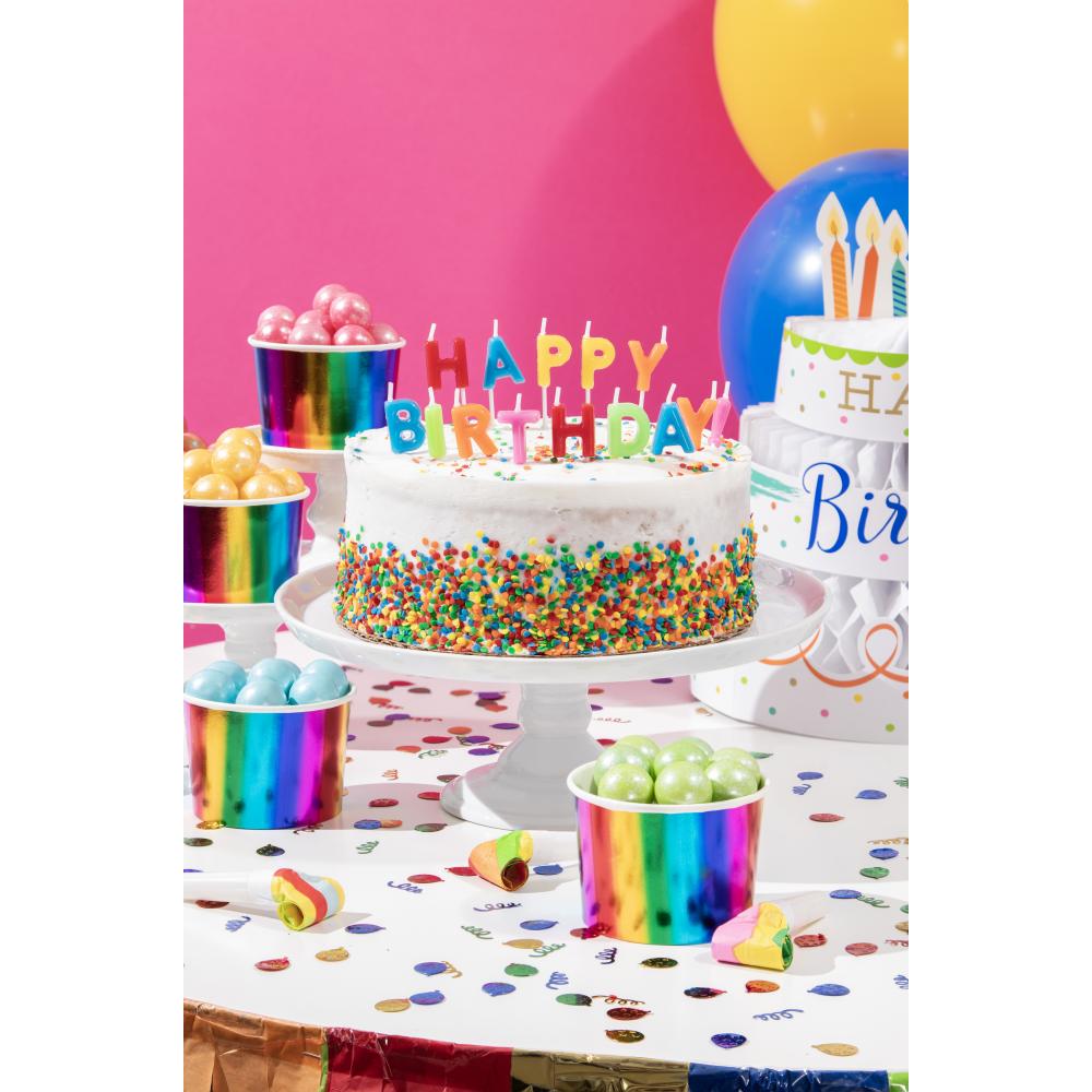 12ct Bulk Happy Birthday Multicolor Pick Candles