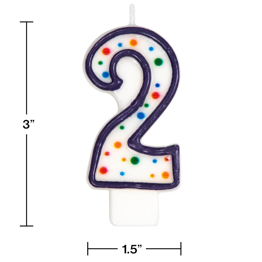 6ct Bulk Polka Dot #2 Candles