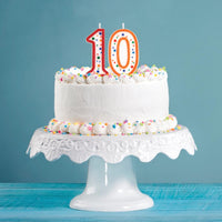 6ct Bulk Polka Dot #0 Candles