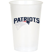 96/Case Bulk New England Patriots 20 oz Plastic Cups