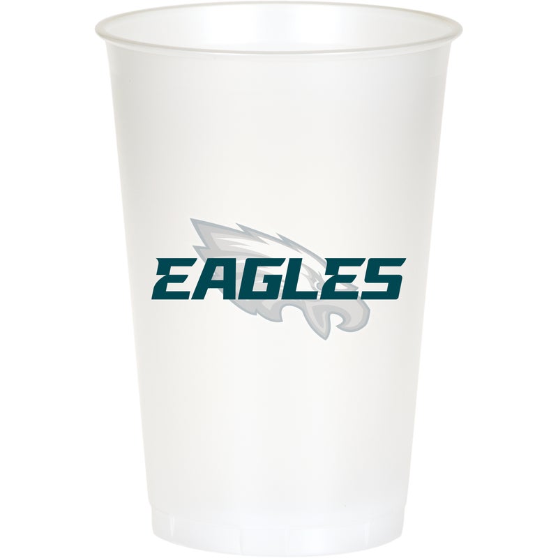 96/Case Bulk Philadelphia Eagles 20 oz Plastic Cups