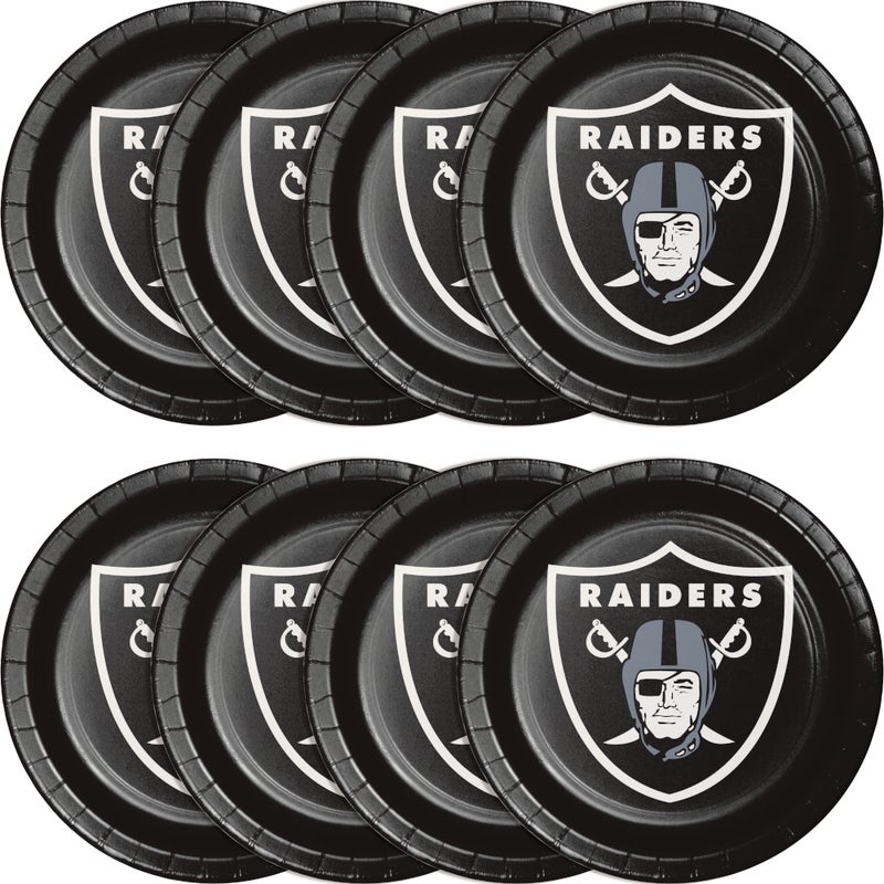 96/Case Bulk Las Vegas Raiders Dinner Plates