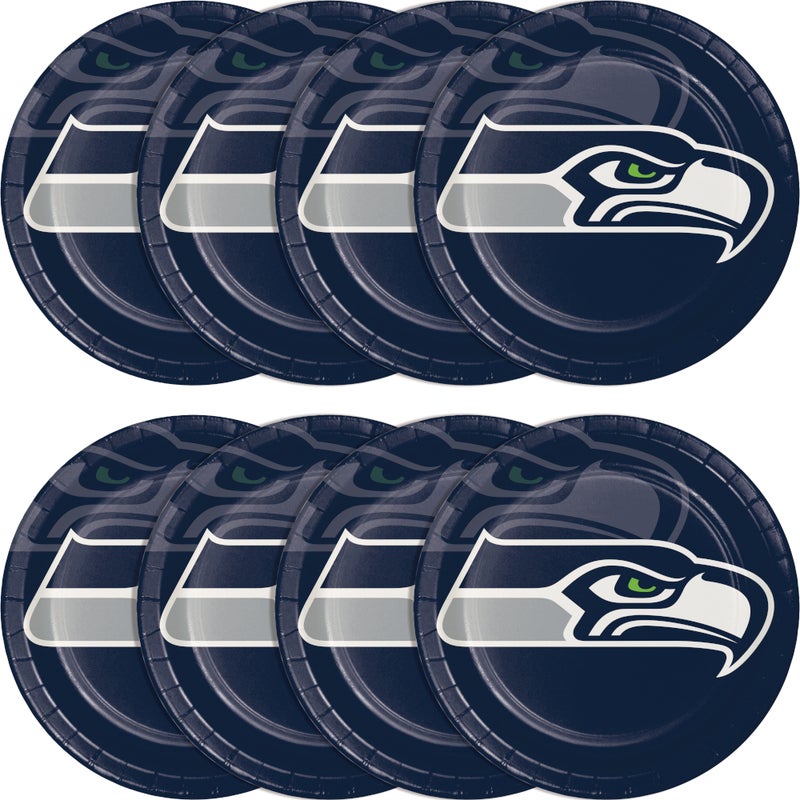96/Case Bulk Seattle Seahawks Dinner Plates