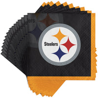 192/Case Bulk Pittsburgh Steelers Beverage Napkins