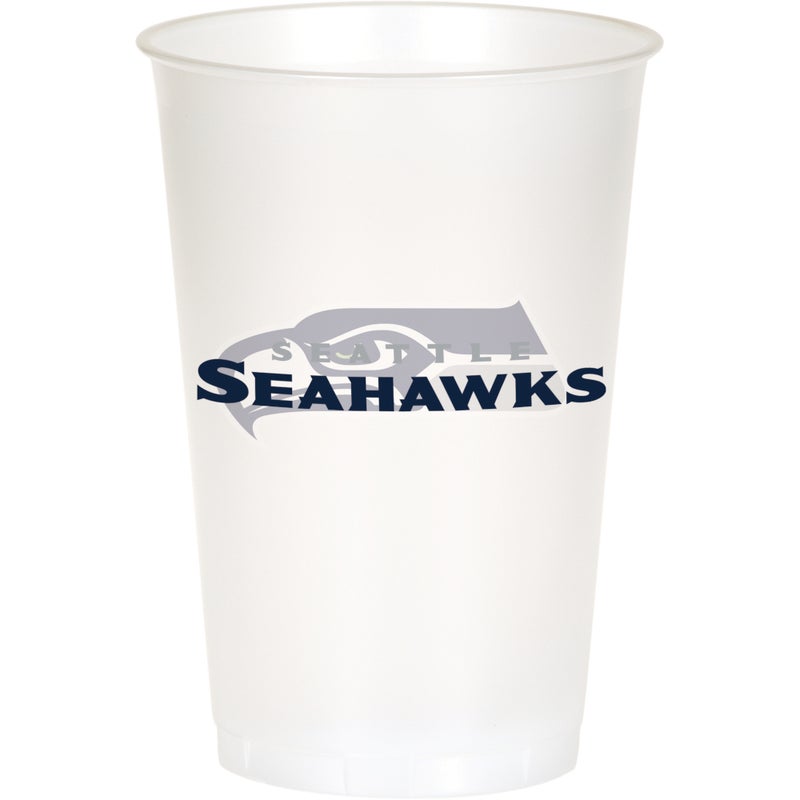 96/Case Bulk Seattle Seahawks 20 oz Plastic Cups