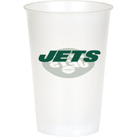 96/Case Bulk New York Jets 20 oz Plastic Cups