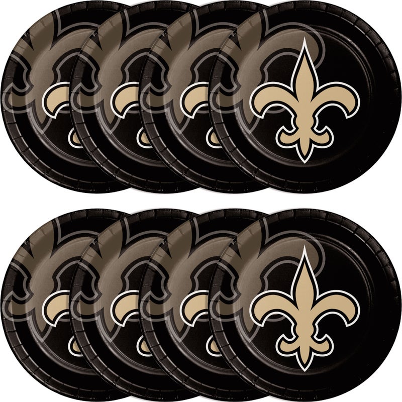96/Case Bulk New Orleans Saints Dinner Plates