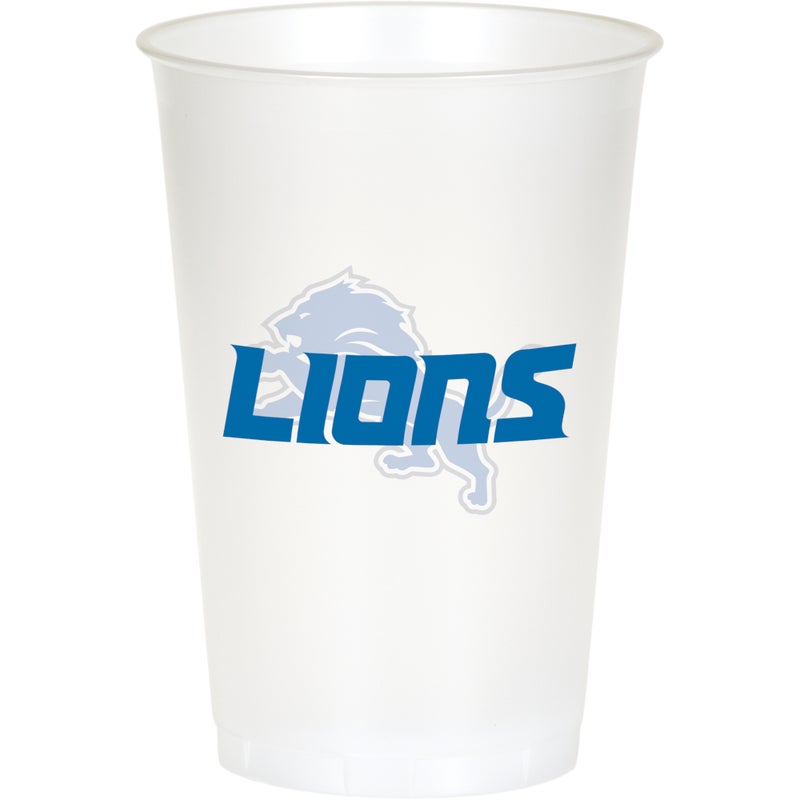 96/Case Bulk Detroit Lions 20 oz Plastic Cups