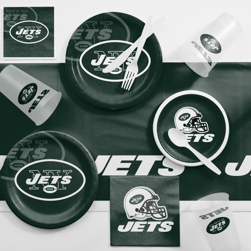 96/Case Bulk New York Jets Dinner Plates