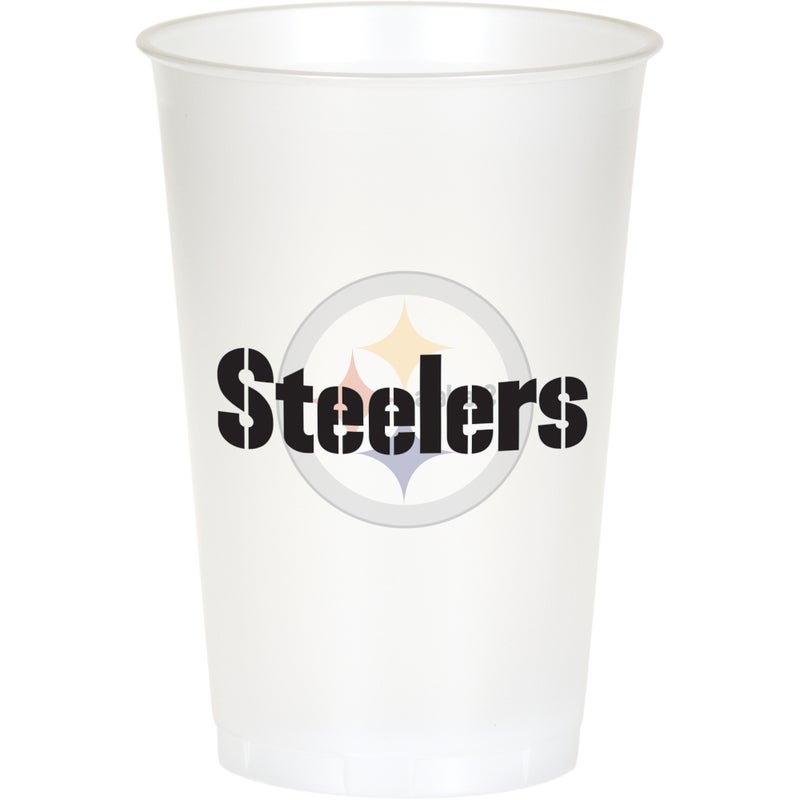 96/Case Bulk Pittsburgh Steelers 20 oz Plastic Cups