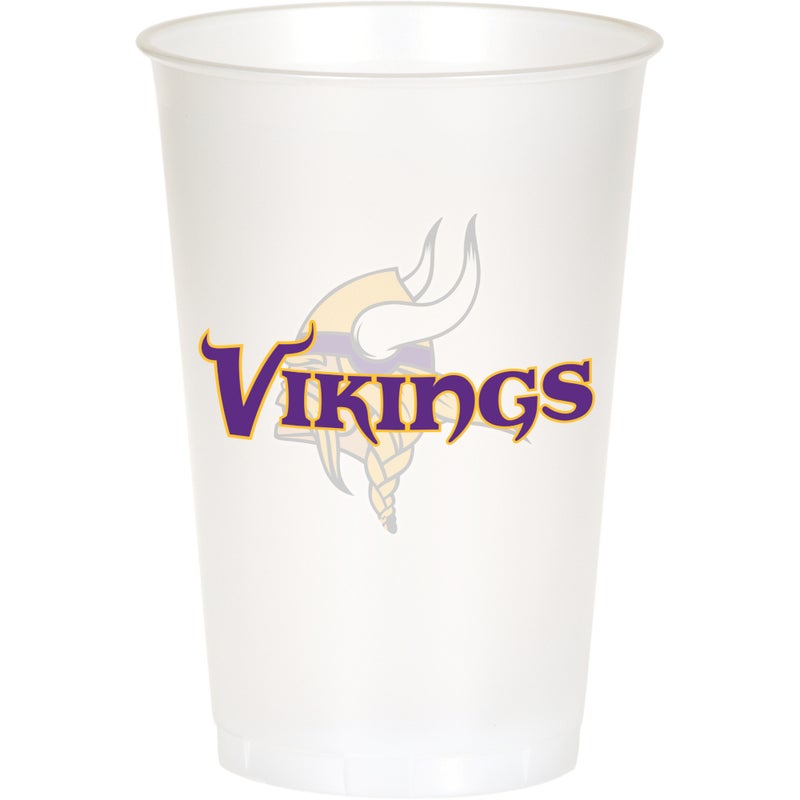96/Case Bulk Minnesota Vikings 20 oz Plastic Cups