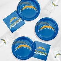 96/Case Bulk Los Angeles Chargers Dinner Plates