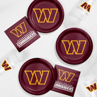 96/Case Bulk Washington Commanders 8.75 Inch Dinner Plate