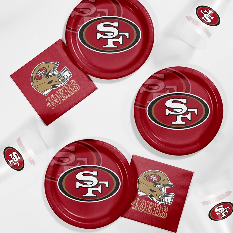 96/Case Bulk San Francisco 49ers Dinner Plates