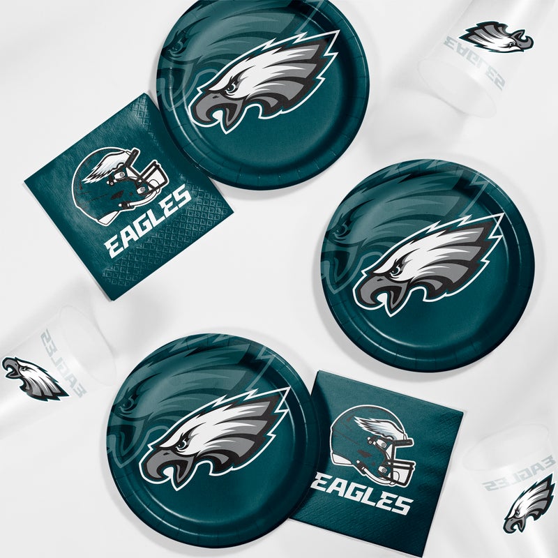 96/Case Bulk Philadelphia Eagles Dessert Plates