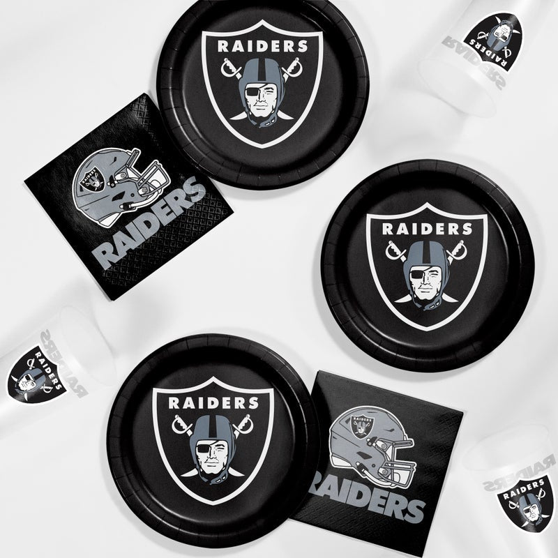 96/Case Bulk Las Vegas Raiders Dessert Plates
