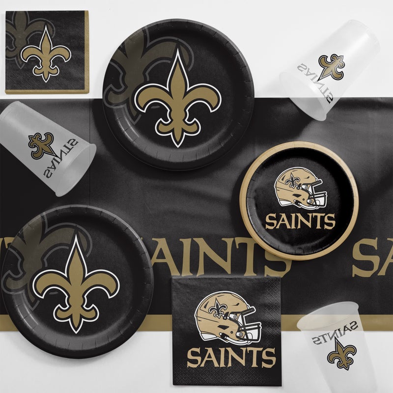 96/Case Bulk New Orleans Saints Dessert Plates